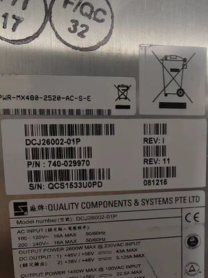 2520W Juniper Mx480 Power Supply PWR-MX480-2520-AC-S